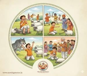 The Boy Who Cried Wolf Story in Telugu The Boy Who Cried Wolf Story in Telugu