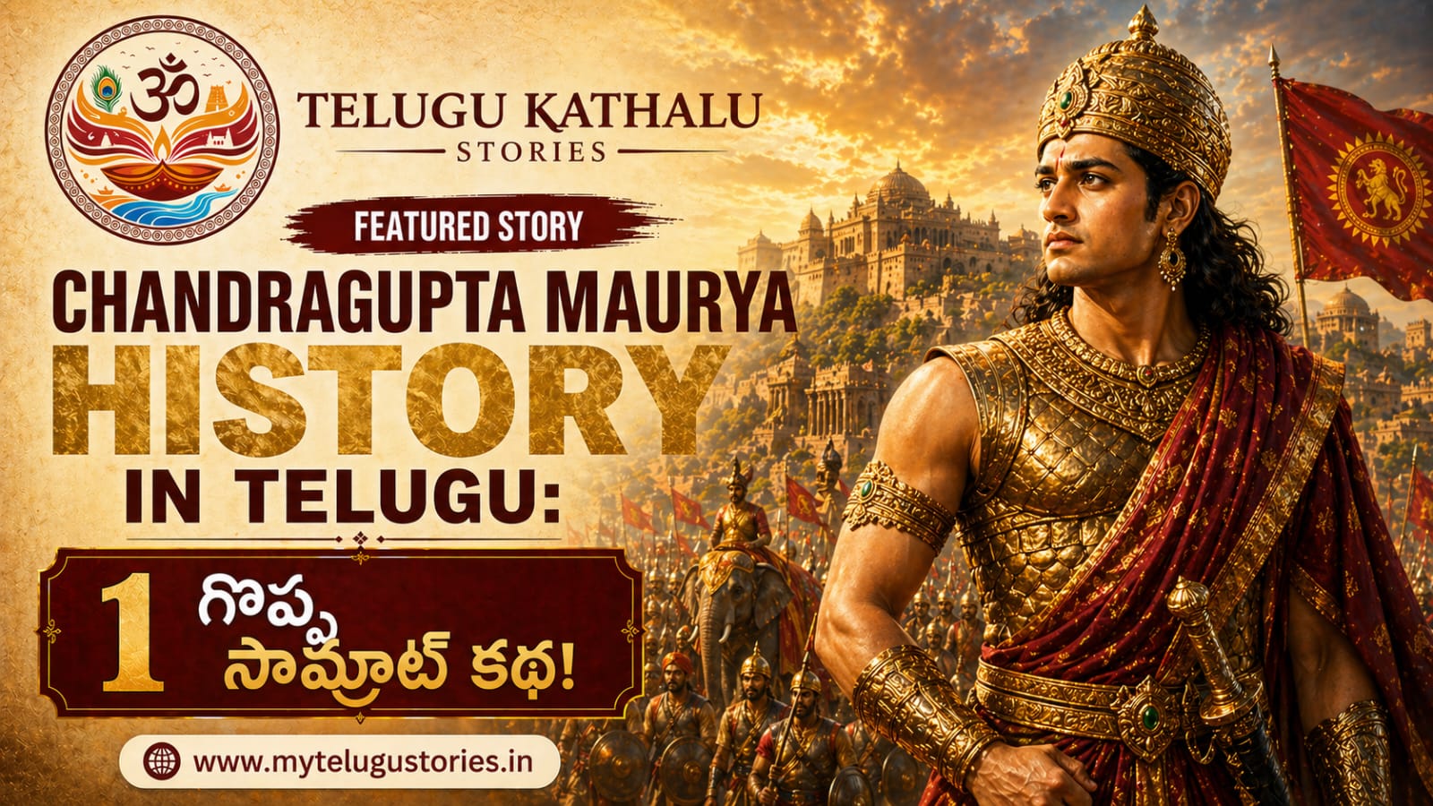 Chandragupta Maurya History in Telugu