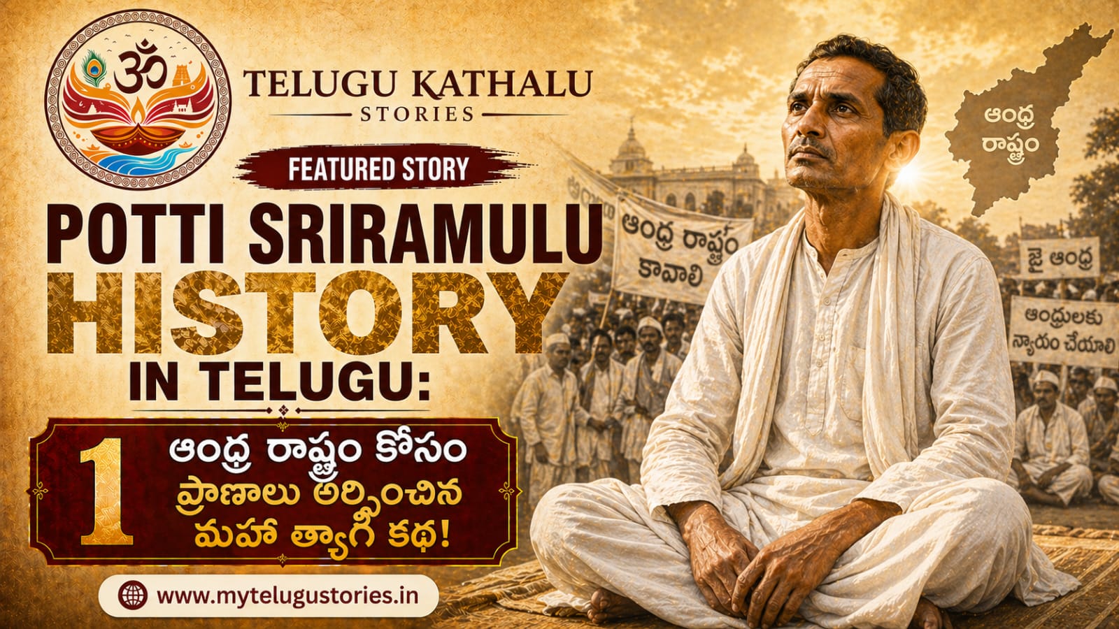 Potti Sriramulu History in Telugu